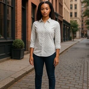 Tommy Hilfiger White Classic Button Down Shirt